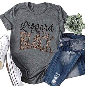 🆕️ 'Leopard Is The New Black' Graphic Print Tee